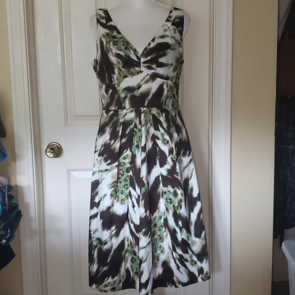 NWT Banana Republic Tropical Summer Midi Dress Size 6 - Picture 3 of 16